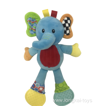 Rattle Elephant Teether Toy
